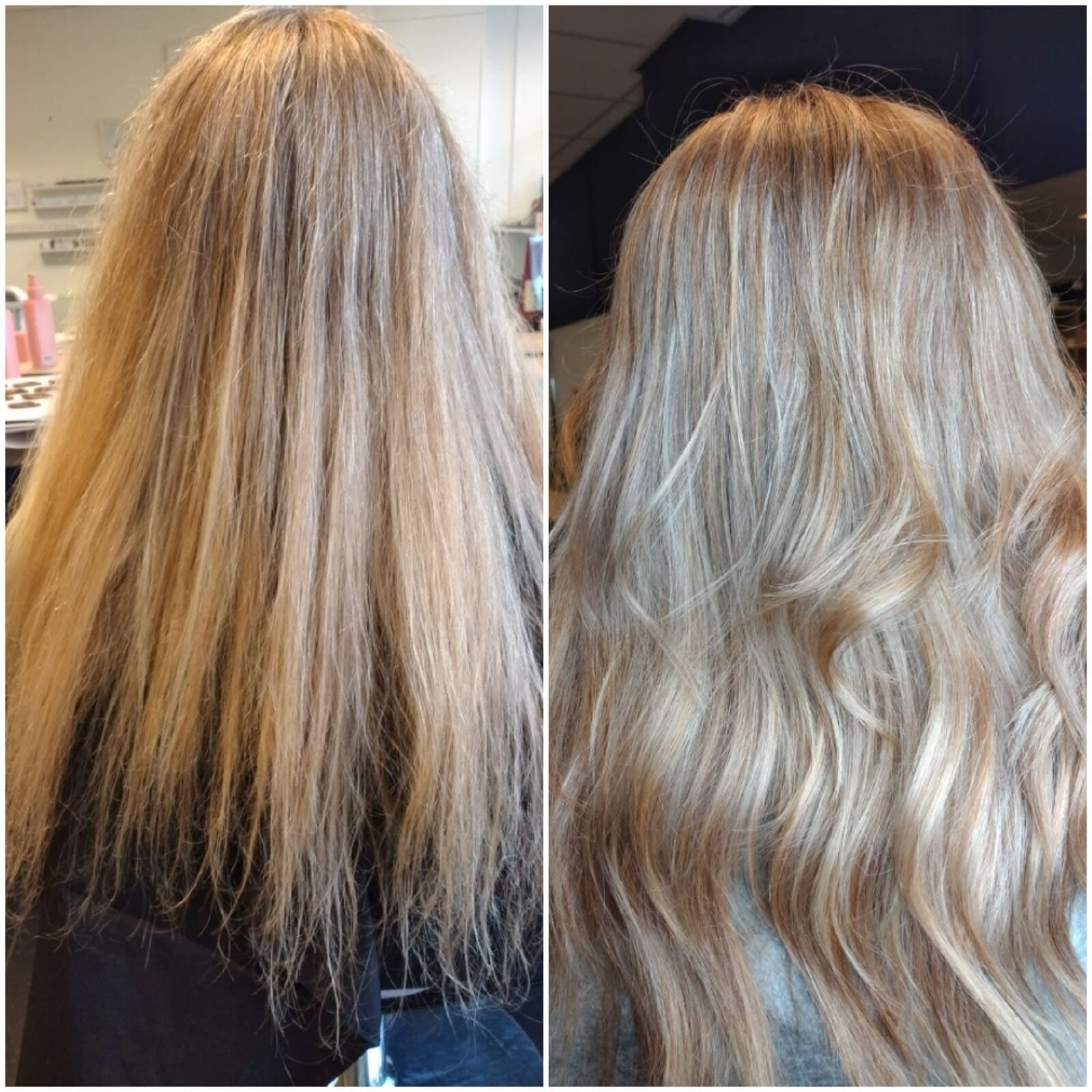 Przed i po: koloryzacja blond
